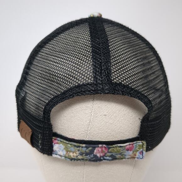 C.C Exclusives Trucker Hat Multicolor One Size Adjustable Floral Mesh Back - Picture 6 of 9